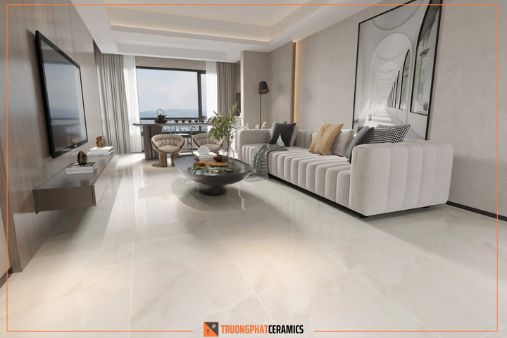 Tại sao nên chọn gạch 60x120 màu vàng sữa?